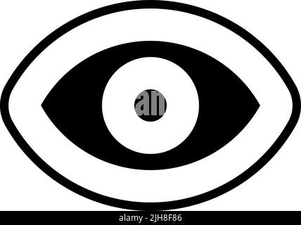 User interface visibility icon Stock Vector