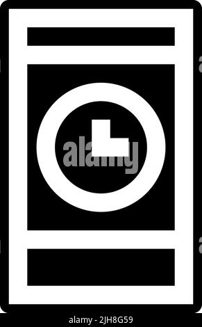 Time management set two time management icon Stock Vector
