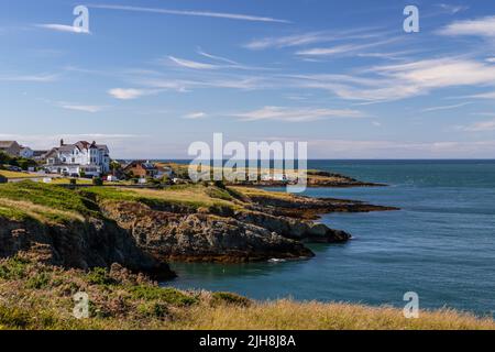 Bull Bay on the coast of Anglesey, North Wales Stock Photo