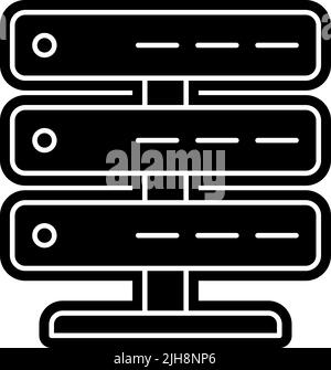 Basic element server . Stock Vector