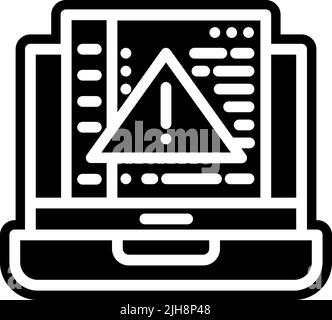 Web design alert icon Stock Vector