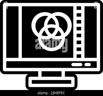 Web design rgb icon Stock Vector