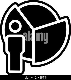 Business pie chart . Stock Vector