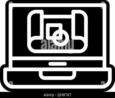 Web design wireframe icon Stock Vector