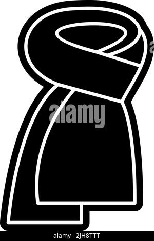 Autumn scarf . Stock Vector