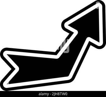 Arrows right up . Stock Vector
