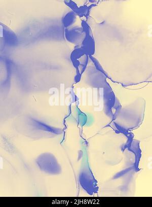 Wedding Invite Template. Pink Pastel Flow Splash. Stock Photo