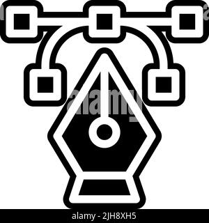 Design thinking pen tool . Stock Vector