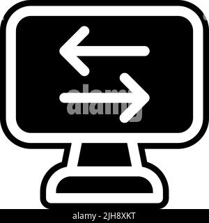 Data transfer transfer . Stock Vector