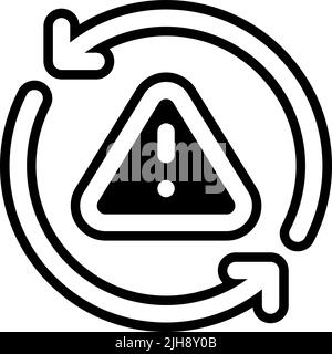 Data transfer error . Stock Vector