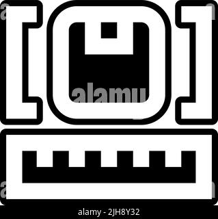 Ecommerce size . Stock Vector