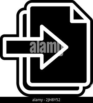 File management file . Stock Vector
