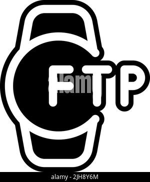 Data transfer smartwatch . Stock Vector