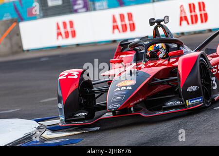 23 BUEMI Sebastien (swi), Nissan e.dams, Nissan IM03, action during the 2022 New York City ePrix, 8th meeting of the 2021-22 ABB FIA Formula E World Championship, on the Brooklyn Street Circuit from July 14 to 17, in New York, United States of America - Photo: Bastien Roux             /DPPI/LiveMedia Stock Photo