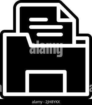 File management file . Stock Vector