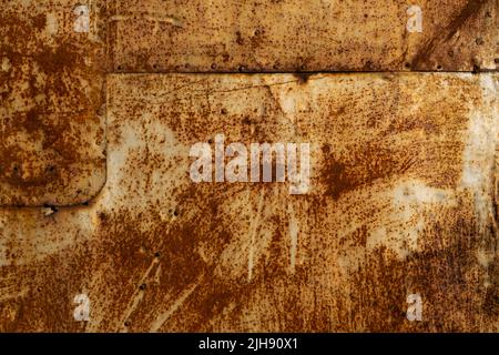 Old rusty metal sheet grunge background Stock Photo
