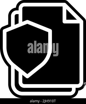 File management file . Stock Vector