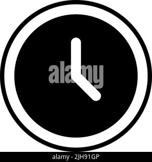Home screen apps clock . Stock Vector