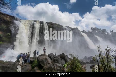 Athirappilly waterfalls in Kerala, India Stock Photo