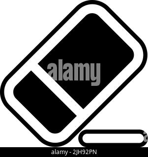 Graphic design eraser . Stock Vector