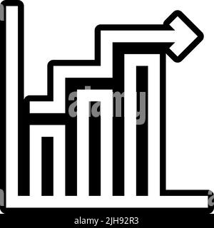 Increase and decrease increase . Stock Vector
