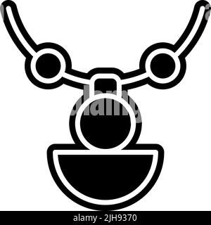 Jewelry necklace . Stock Vector