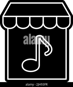 Home screen apps music store . Stock Vector