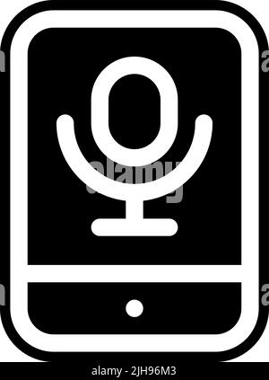 Podcast record . Stock Vector