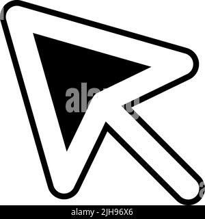 Online shopping pointer . Stock Vector