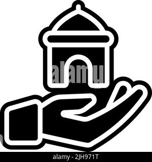 Ramadan hand . Stock Vector