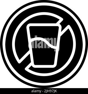 Ramadan no drink . Stock Vector