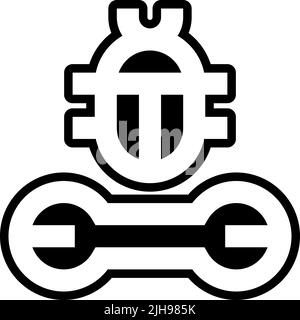 Seo and sem bug . Stock Vector