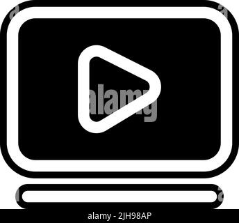 Social media video . Stock Vector