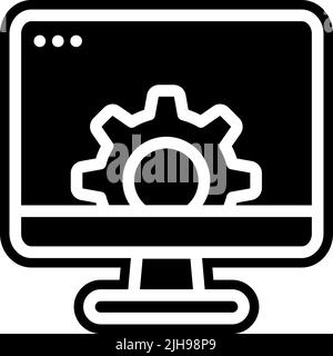 3D printing software . Stock Vector