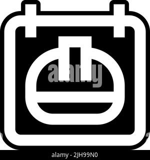 Time and date labour day . Stock Vector