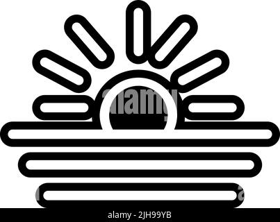 Travel sunset . Stock Vector