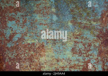 Old worn rusted metal texture. Metallic rustic urban texture wall background Stock Photo