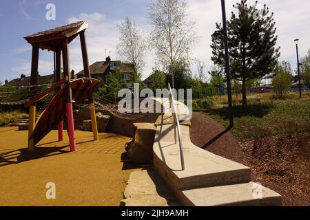 The newly built Claremont Park in Brent Cross, London. United Kingdom Stock Photo