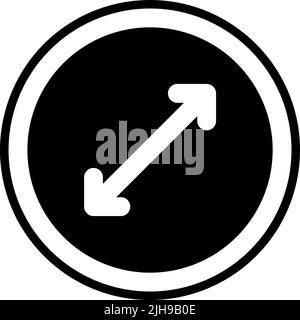 Arrow expand . Stock Vector