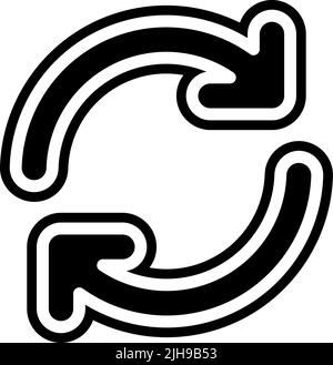 3D printing reload . Stock Vector