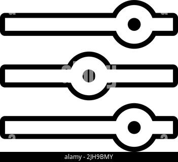 Basic ui adjust . Stock Vector