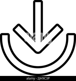 Basic ui download . Stock Vector