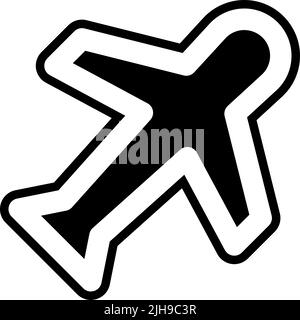 Basic ui flight mode . Stock Vector