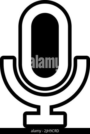 Basic ui mic . Stock Vector