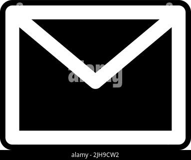 Basic ui email . Stock Vector