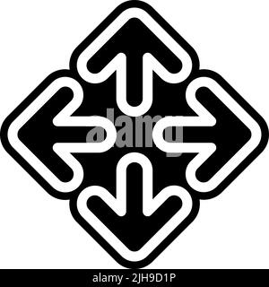 Arrow move . Stock Vector