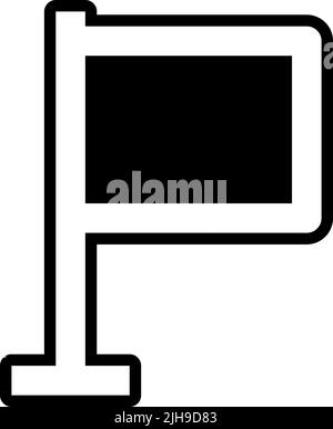 Basic ui flag . Stock Vector