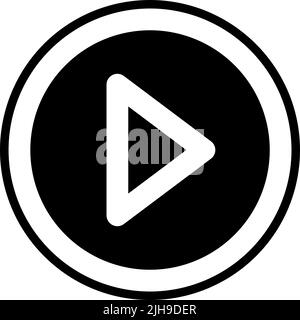 Basic ui play . Stock Vector