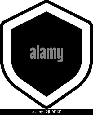 Basic ui shield . Stock Vector