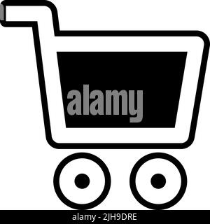 Basic ui shopping cart . Stock Vector